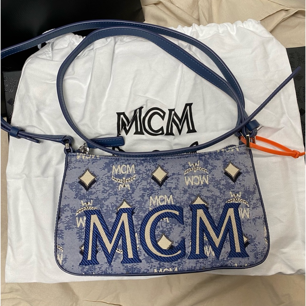 NWT MCM Vintage Monogram Shoulder Bag